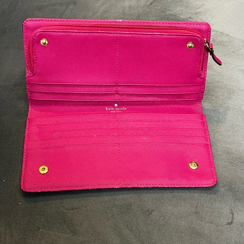 Kate Spade Fuchsia Wallet - Picture 2 of 6